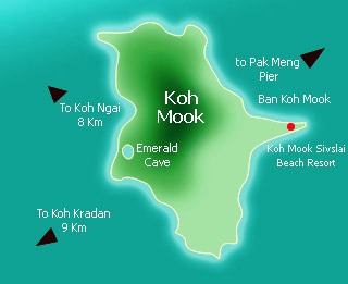 Ko Muk Map