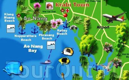 trajet bangkok - krabi