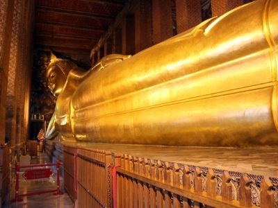 Grand Bouddha couché Thaïlande Wat Pho