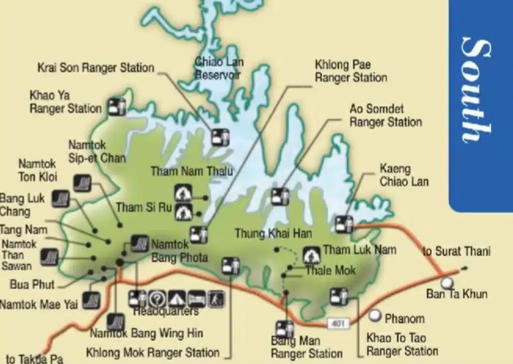 carte khao sok