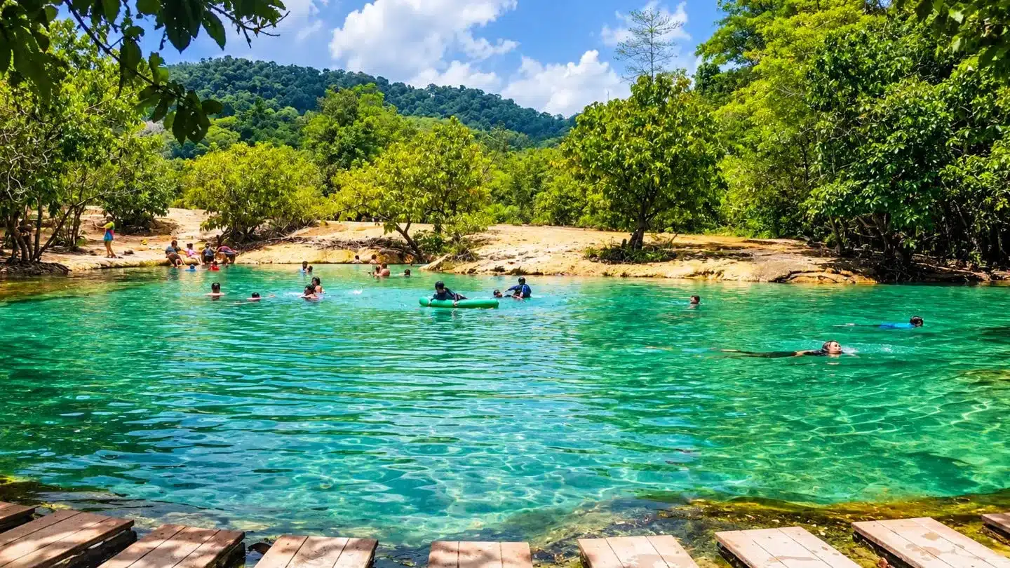 Emerald Pool Krabi lors d’un Jungle Tour avec sources d’eau chaude
